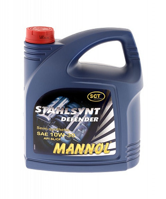 Моторное масло Mannol Stahlsynt Defender 10W30, 4л