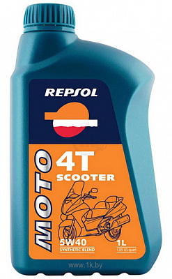 Моторное масло Repsol Moto Scooter 4T 5W40, 1л